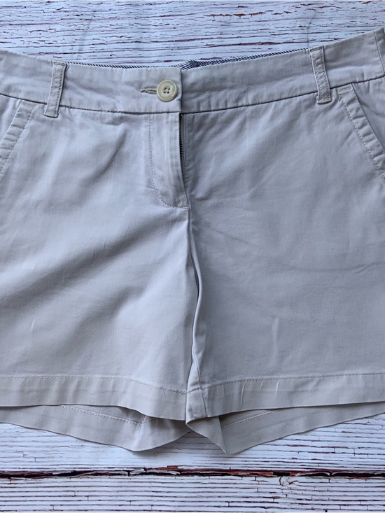crown & ivy Pants - Crown & Ivy Women's Classic Cotton Blend Shorts Light Beige Size 4